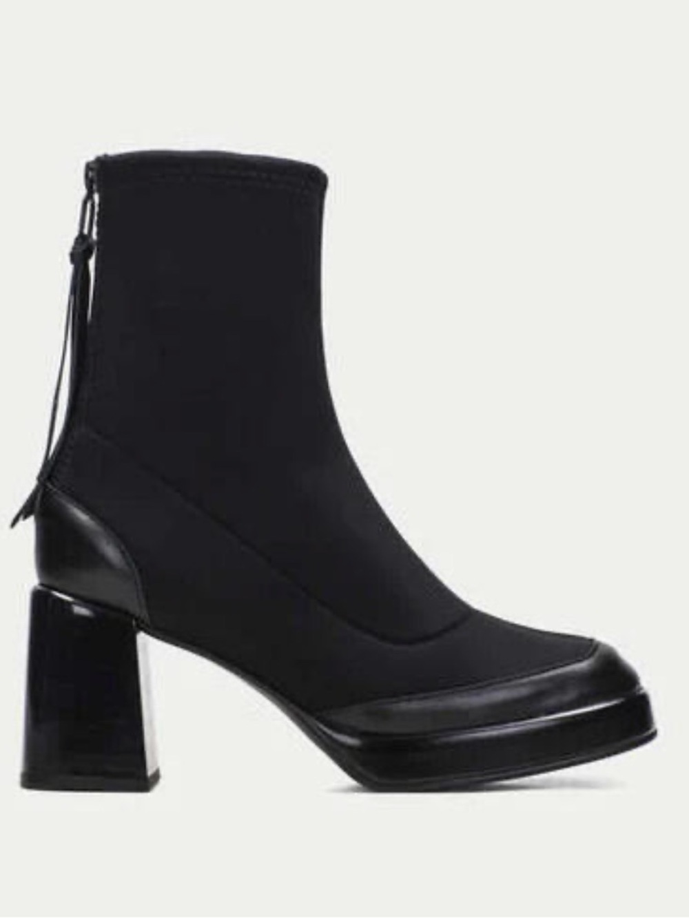 TOKIO Stretch Boot Black Leather / Nylon Size 36 / 6